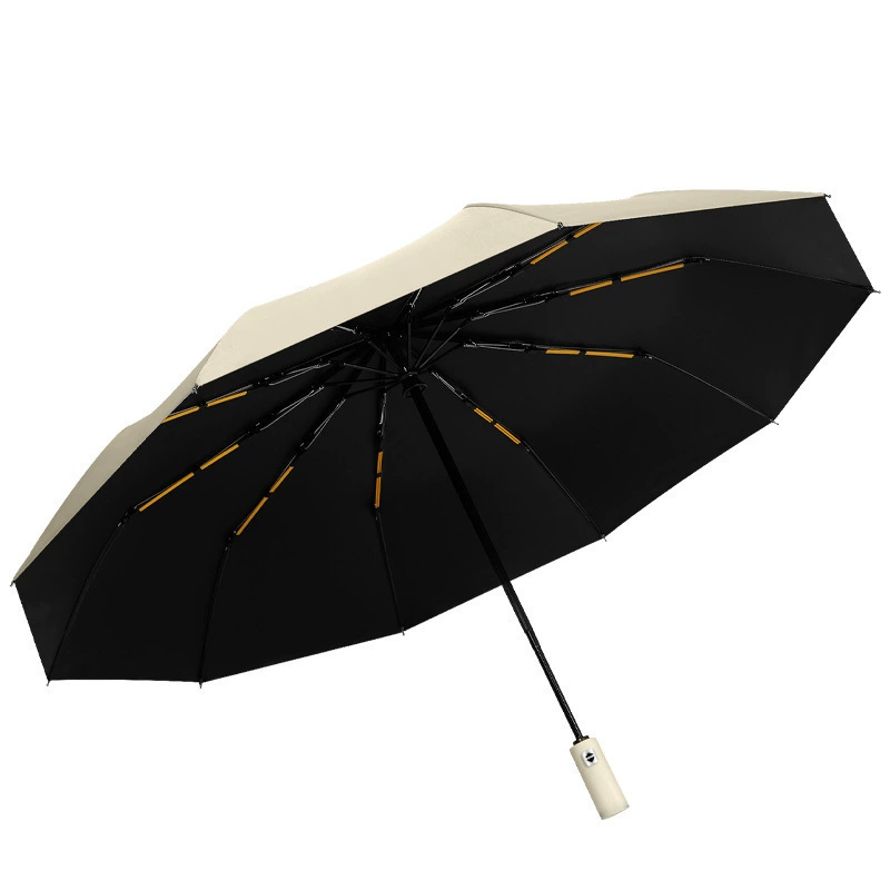 Compact Auto Open Umbrella for Rain and Sun with Black Coating - Model: 1059637292733 - 图片 5
