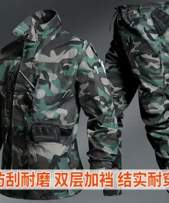Alternative view of Camouflage Work Suit Set for Construction Labor Protection - Model: 1021585820301