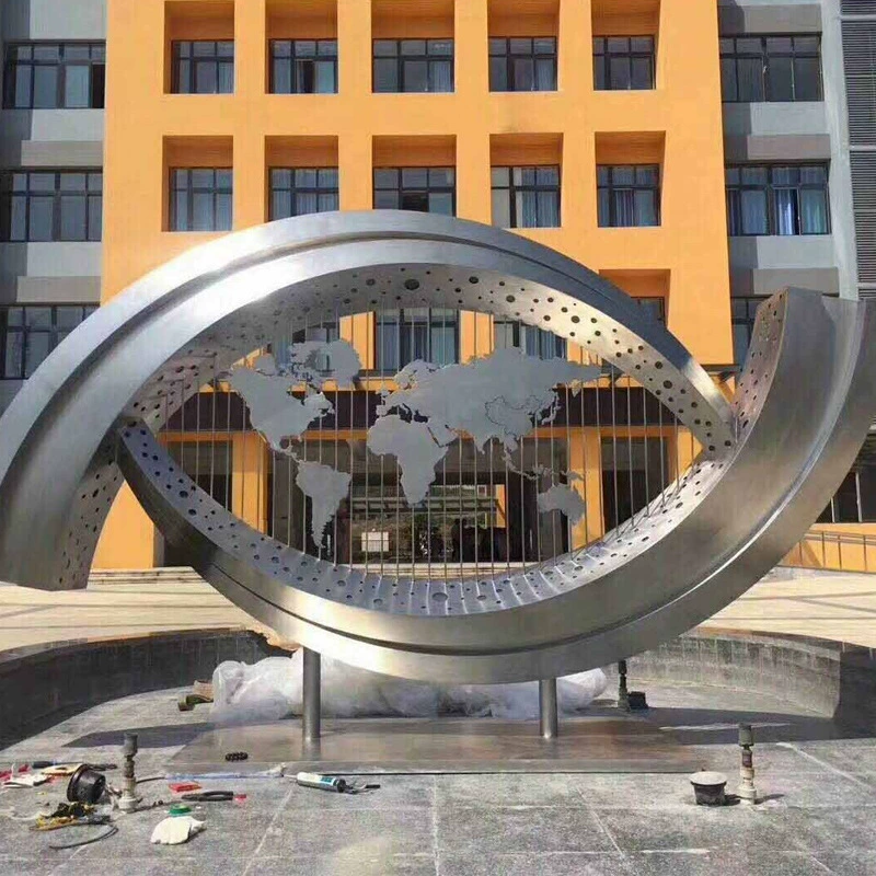 Large Stainless Steel Sculpture Custom Garden Landscape - Model: 734235680013 - 图片 5