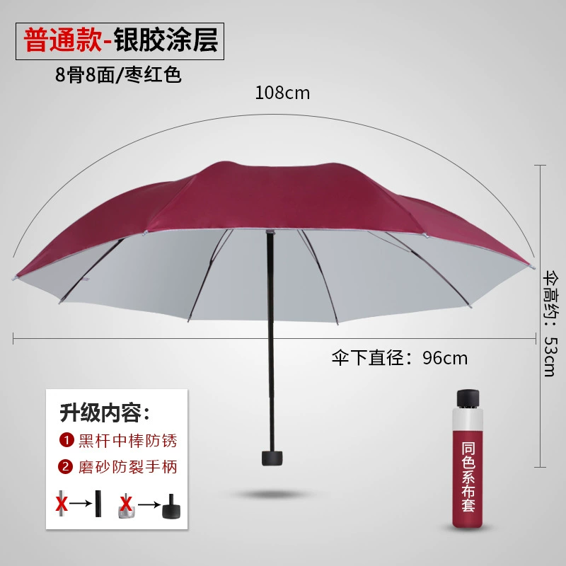 Semi-Automatic Umbrella for Rain and Sun with Custom Logo - Model: 735459368040 - 图片 7