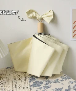 Three-Fold Umbrella for Rain or Shine with UV Protection - Model: 693916346625