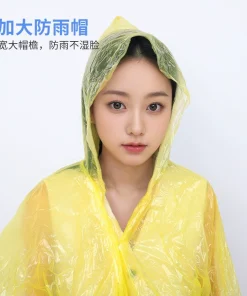 Alternative view of Portable Card Rain Poncho for Tourist Attractions and Hiking - Model: 1043257915660