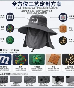 Alternative view of Breathable Bucket Hat for Beach Travel with UV Protection - Model: 1063193297643