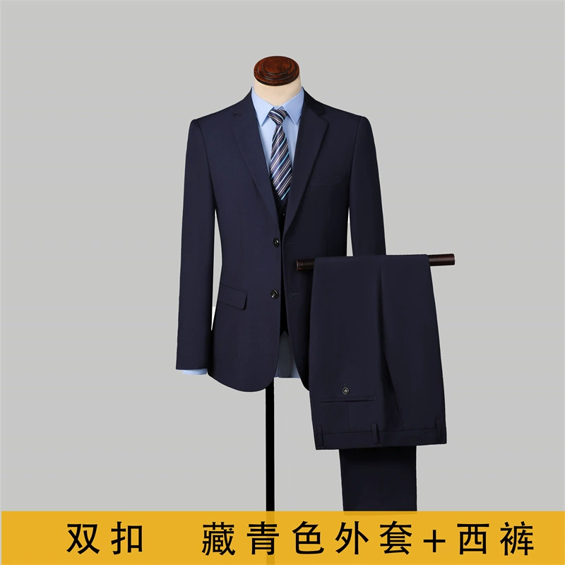 Men's Business Formal Suit Jacket for Winter Workplace Daily Wear - Model: 759896512633 - 图片 10