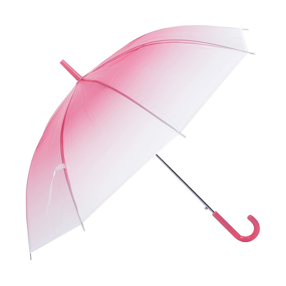 Gradient Transparent Umbrella for Rainy Day with Custom Logo - Model: 728191830697 - 图片 5