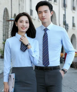 Alternative view of Business Commute Shirt for Work with Wrinkle-Free Fabric and Moisture Wicking - Model: 710877931392