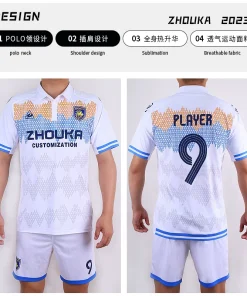 Alternative view of Men's Sports Polo for Ball Sports with Quick-Dry Sublimation Print - Model: 713143963301
