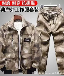 Construction Welding Work Uniform Set for Auto Repair with Moisture Wicking - Model: 972998143489