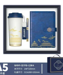 Business Opening Gift Set with Coffee Cup, Notebook, Pen for Corporate Events - Model: 1031657507835