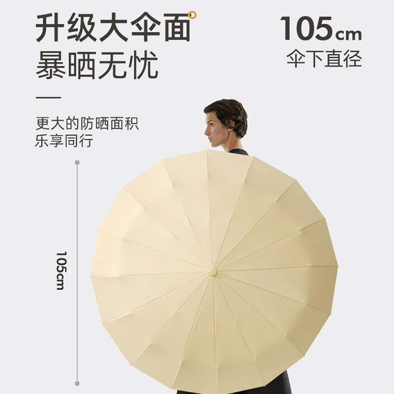 Automatic Umbrella for Rain and Sun Protection with Windproof Design - Model: 769732325998 - 图片 2