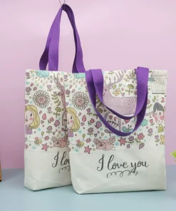Alternative view of Canvas Tote Bag for Advertising Promotional Events with Custom Logo - Model: 936277674904
