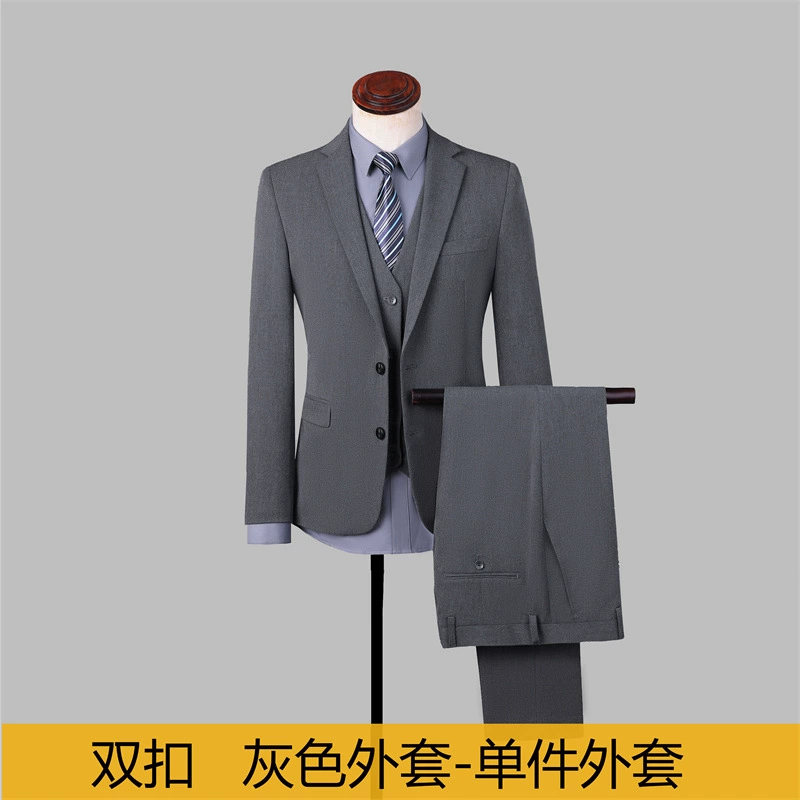 Men's Business Formal Suit Jacket for Winter Workplace Daily Wear - Model: 759896512633 - 图片 8