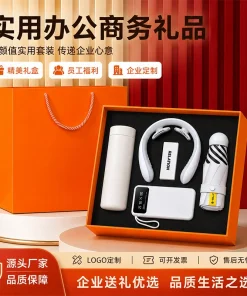 Alternative view of Corporate Gift Set for Employees with Insulated Cup and Power Bank - Model: 1062203008994