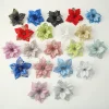 Glitter Poinsettia for Christmas Tree Decor with Hollow Edge - Model: 1060451728443