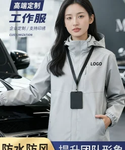 Alternative view of Winter Work Jacket with Detachable Fleece Lining for Outdoor Jobs - Model: 993299552128