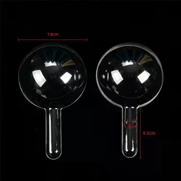 Transparent Plastic Ball with Handle for Christmas Tree Wedding Festival Decoration - Model: 658623921481 - 图片 8