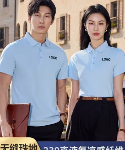 Alternative view of Custom Logo Corporate Workwear Polo Shirt for Summer Ice-Cold Breathable - Model: 1053954016934