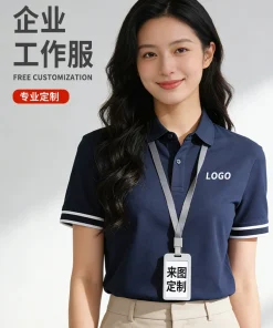 Corporate Team Uniform Polo Shirt with Custom Embroidery - Model: 1028721787861