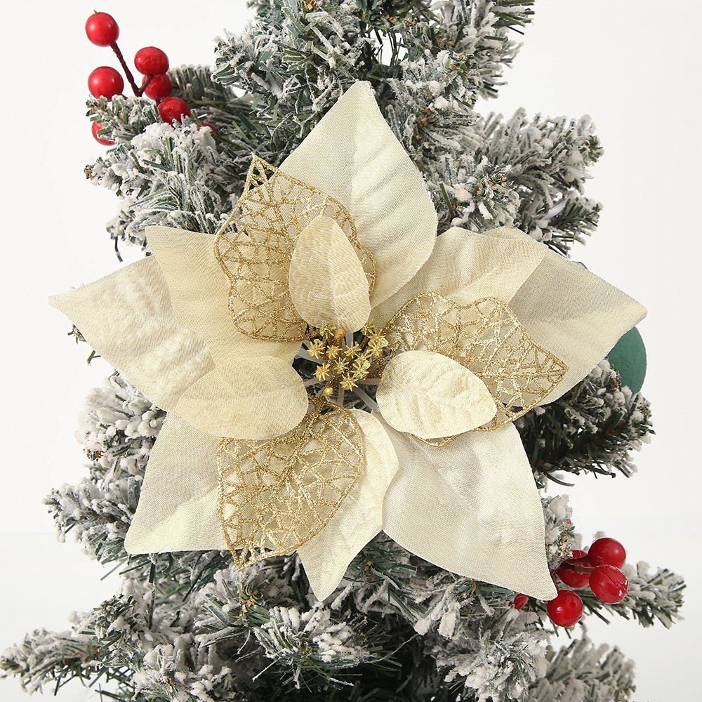 Artificial Christmas Flower Ornament for Tree Decor - Model: 1055593449908 - 图片 7