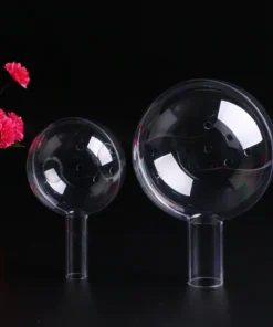 Alternative view of Transparent Plastic Ball with Handle for Christmas Tree Wedding Festival Decoration - Model: 658623921481