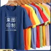 Custom Logo Cotton Tee for Corporate Events and Group Advertising - Model: 927791952457