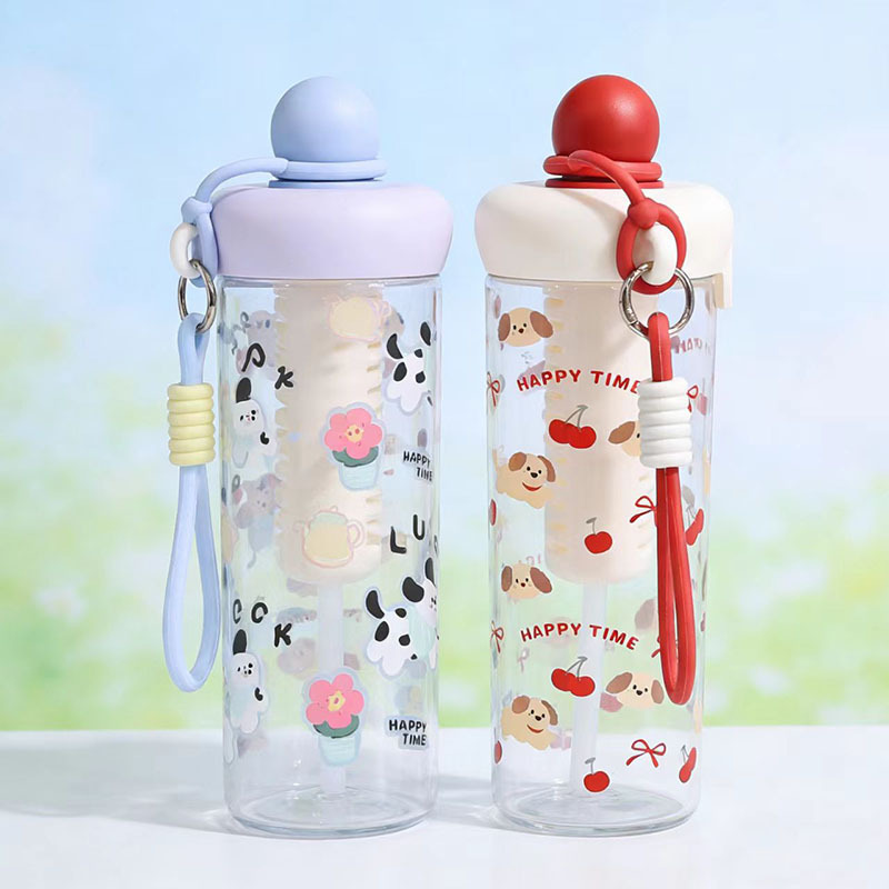 Portable Water Cup for Women with Straw for Summer - Model: 1033191635226 - 图片 2