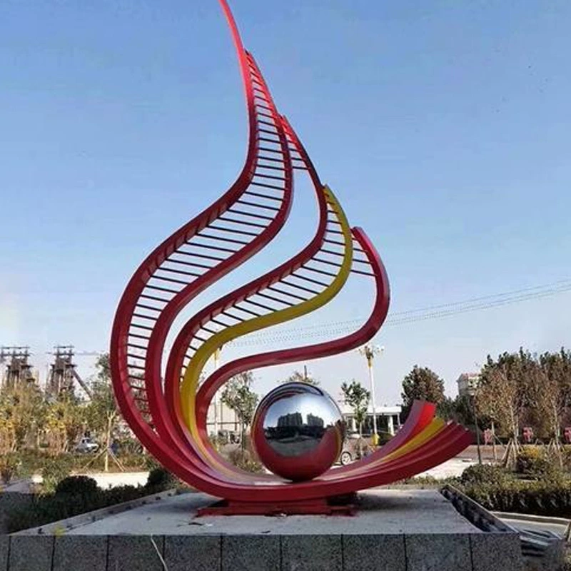 Large Stainless Steel Sculpture Custom Garden Landscape - Model: 734235680013 - 图片 4