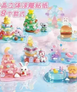 3D Embossed Sticker Stacking Toy for Children 4-14 Home Fun - Model: 1049119682677