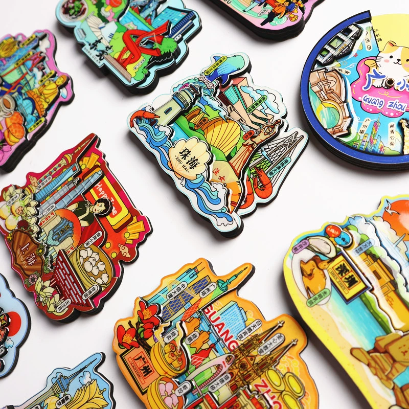 Travel Souvenir Refrigerator Magnets with City Landmarks for Home Decor - Model: 892390270388 - 图片 5