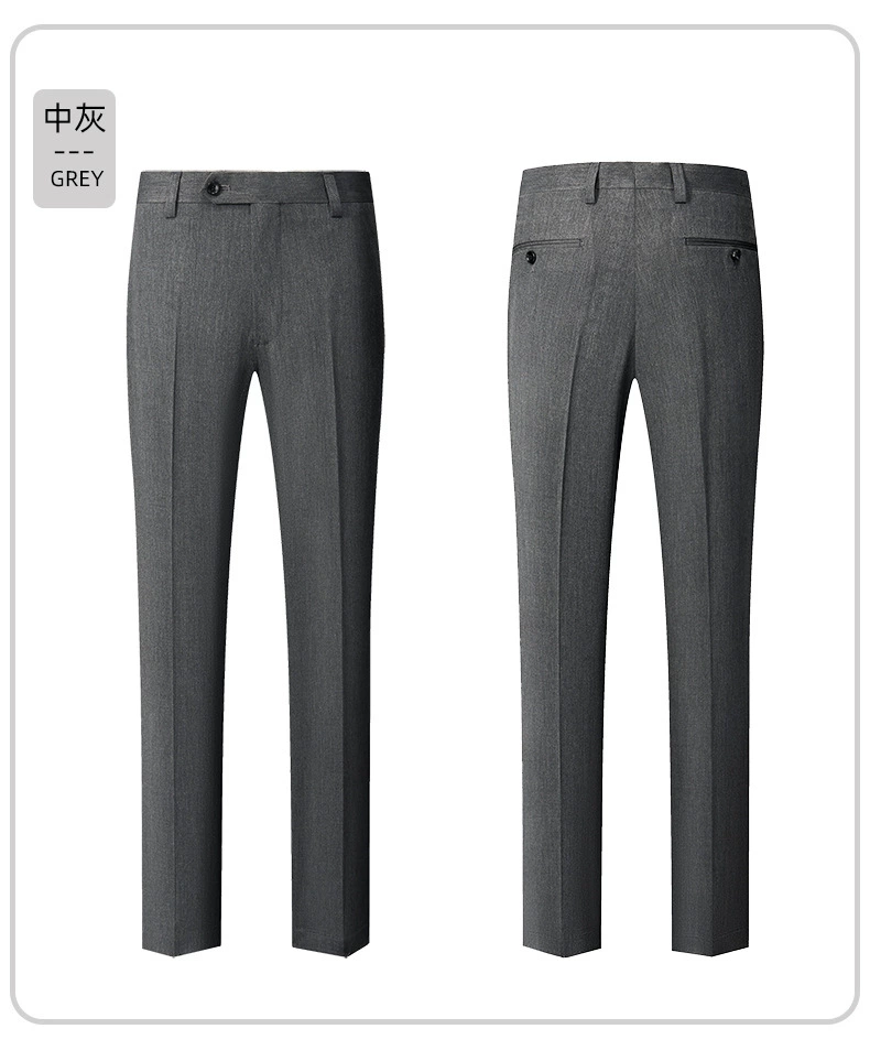 Men's Formal Suit Set for Work Bank Insurance Car Dealership Uniform - Model: 712684080484 - 图片 9
