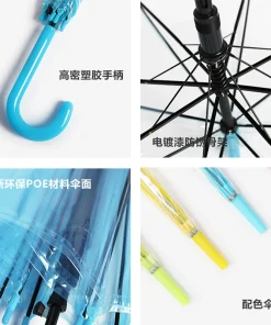 Alternative view of Transparent Umbrella for Street Stalls Advertising with Custom Logo - Model: 706457610710