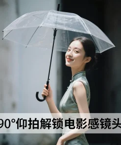 Transparent Umbrella for Stage Photo Props with Logo Printing - Model: 940895655604