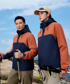 Alternative view of 3-in-1 Workwear Jacket with Logo Embroidery for Outdoor Team Uniforms - Model: 980517768592
