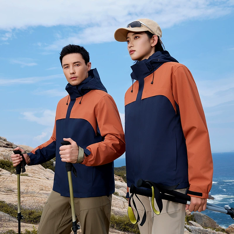 3-in-1 Workwear Jacket with Logo Embroidery for Outdoor Team Uniforms - Model: 980517768592 - 图片 2