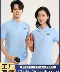Antibacterial Cotton Polo Shirt for Work Uniform with Custom Logo - Model: 701513677685