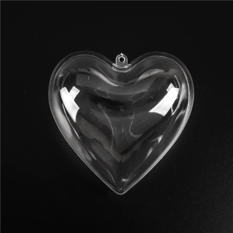 Transparent Heart Ball for Christmas Tree Ornament with Hollow Design - Model: 657977545373 - 图片 3