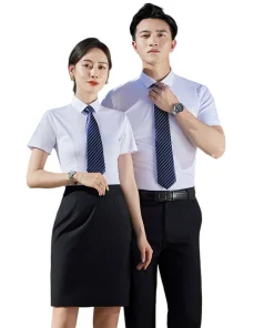 Alternative view of Wrinkle-Free Business Shirt for Work Commute Slim Fit - Model: 1058336015326