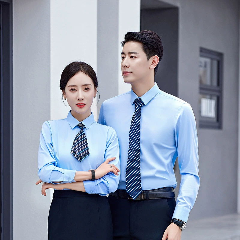 Short Sleeve Shirt for Work Interview Business Casual Summer Breathable - Model: 1040584213509 - 图片 8