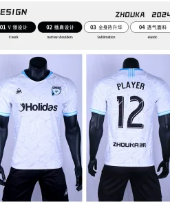 Alternative view of Soccer Jersey for Personalized Team Wear with Heat Sublimation - Model: 833002986969
