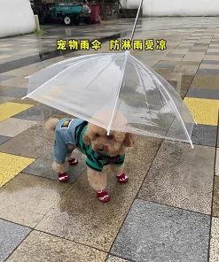 Alternative view of Dog Walking Umbrella for Rainy Days with Adjustable Leash - Model: 1044467944458
