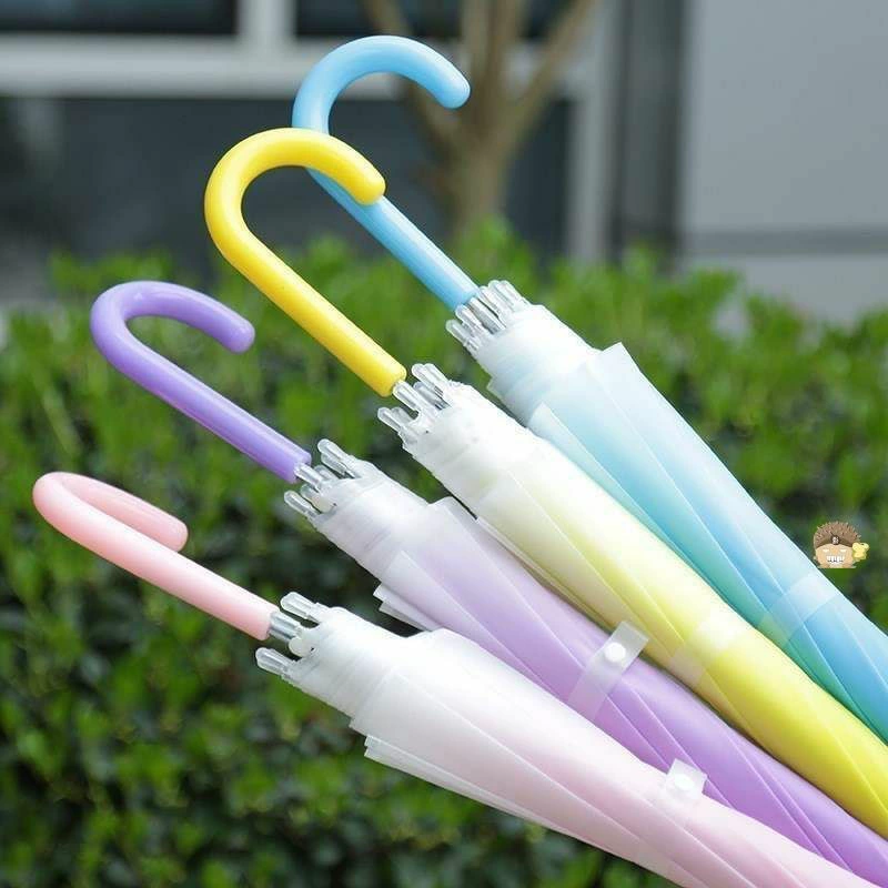 Gradient Transparent Umbrella for Rainy Day with Custom Logo - Model: 728191830697 - 图片 2