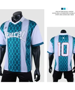 Alternative view of Football Jersey for Club Matches Training with Custom Design - Model: 1075568536007