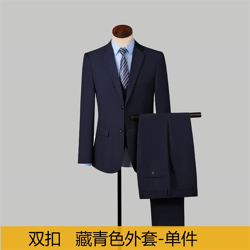 Men's Business Formal Suit Jacket for Winter Workplace Daily Wear - Model: 759896512633 - 图片 7