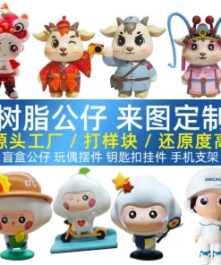 Alternative view of Custom Resin Action Figure for Enterprise Mascot Cartoon Doll - Model: 735626082755