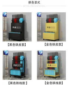 Alternative view of Umbrella Stand for Advertising with Logo Printing, Holds 8-20 Long Umbrellas - Model: 777989699656