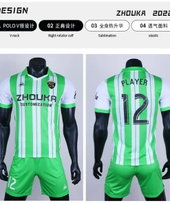 Alternative view of Sublimation Football Shirt for Summer Outdoor Sports Quick-Dry Breathable Custom - Model: 901324882116