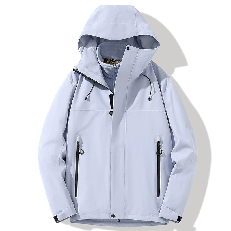 Unisex Workwear Jacket for Outdoor Autumn Winter with Removable Fleece Lining - Model: 983709208034 - 图片 6