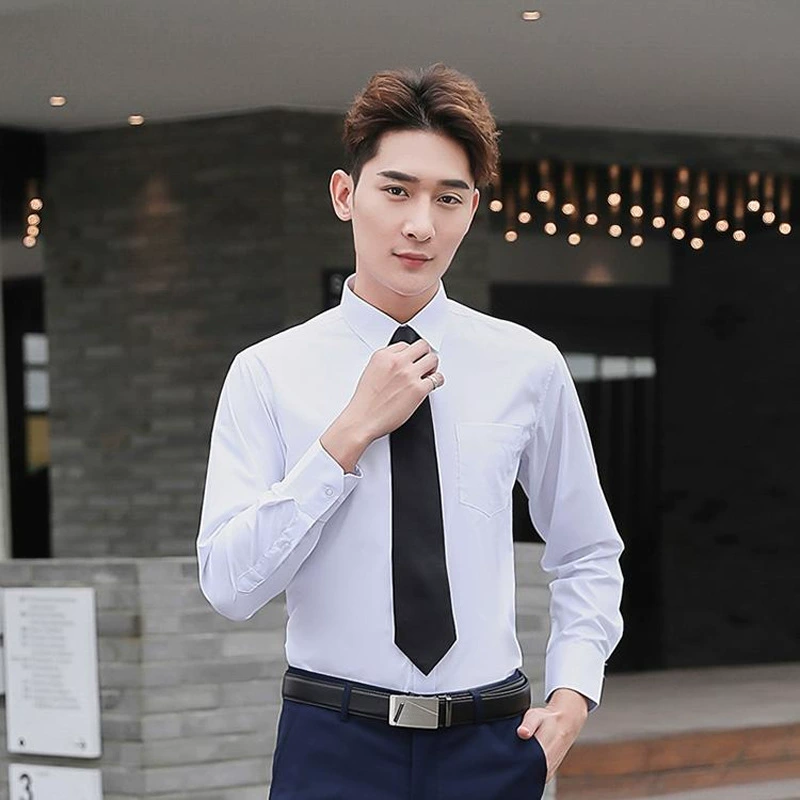 Men's Breathable Short Sleeve Shirt for Summer Commute - Model: 1038956215526 - 图片 3