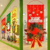Christmas Door Hanging Flag with Santa Snowman Tree Wreath Designs - Model: 1073240245810