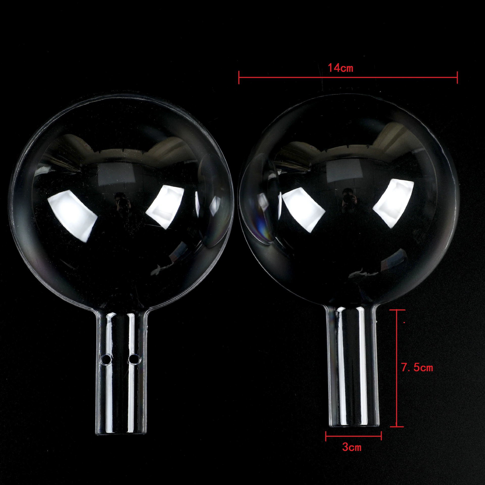 Transparent Plastic Ball with Handle for Christmas Tree Wedding Festival Decoration - Model: 658623921481 - 图片 9